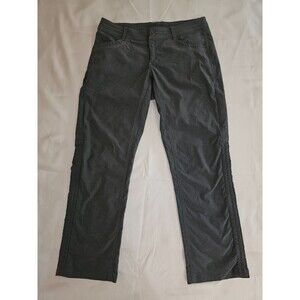 Kuhl Pants Womens 10 Reg Gray Born In The Mountains Flat Front Hiking Outdoors